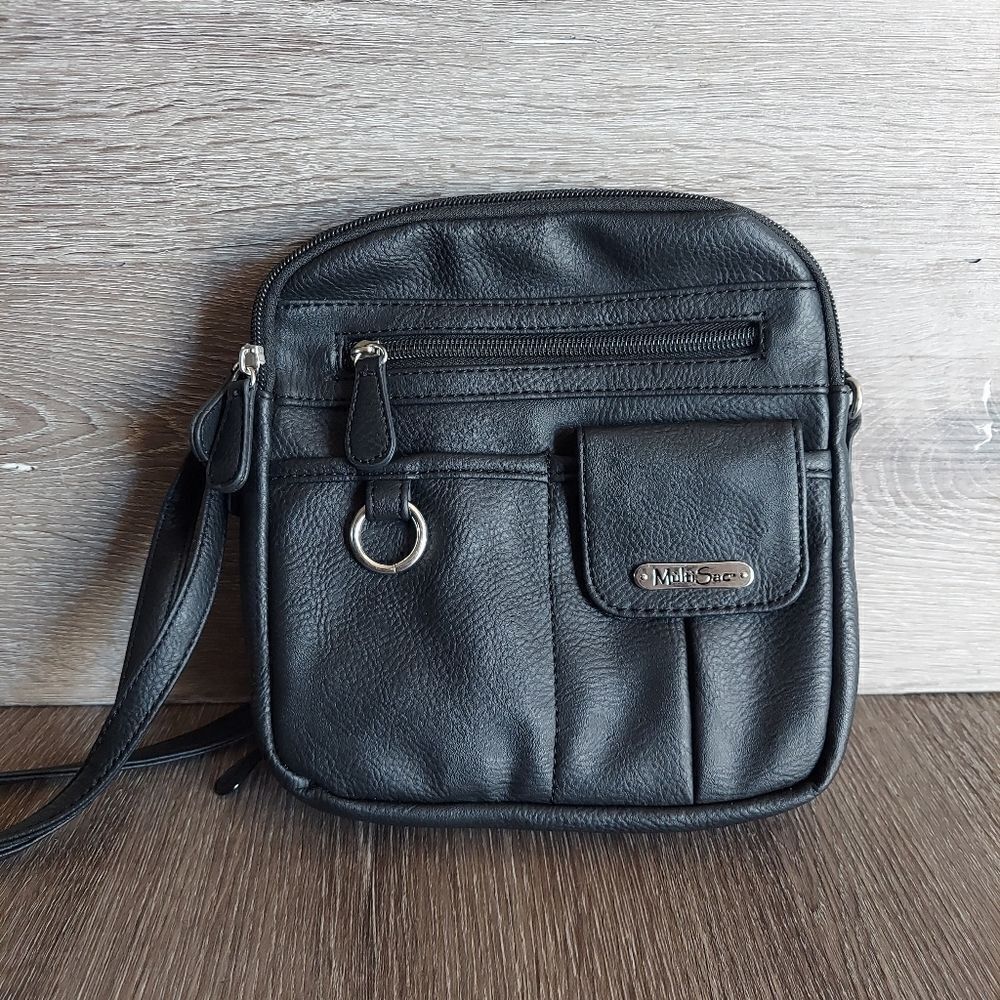 Multi Sac North/South Zip Around Crossbody Bag